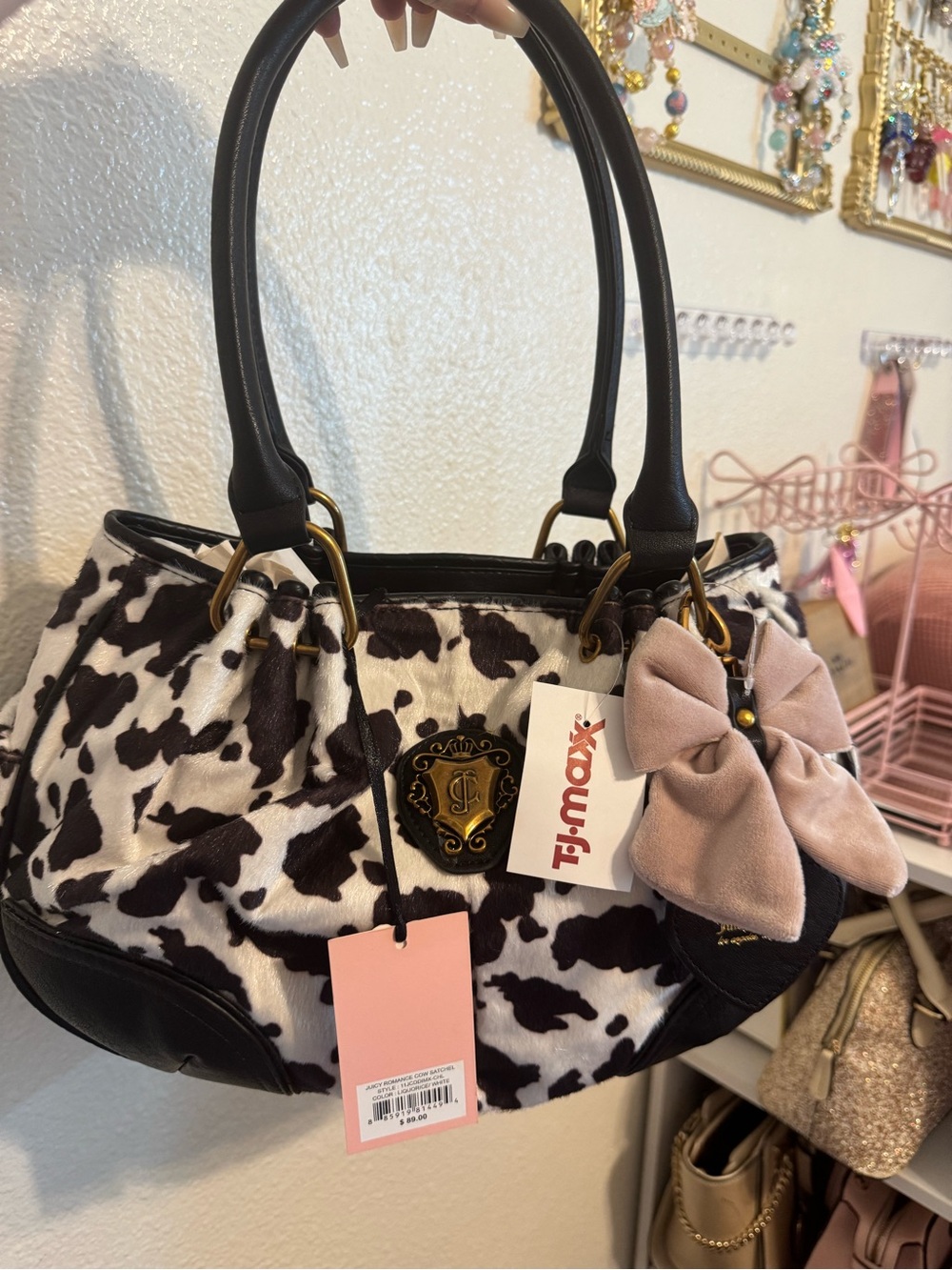 Juicy Couture Cow Print Purse